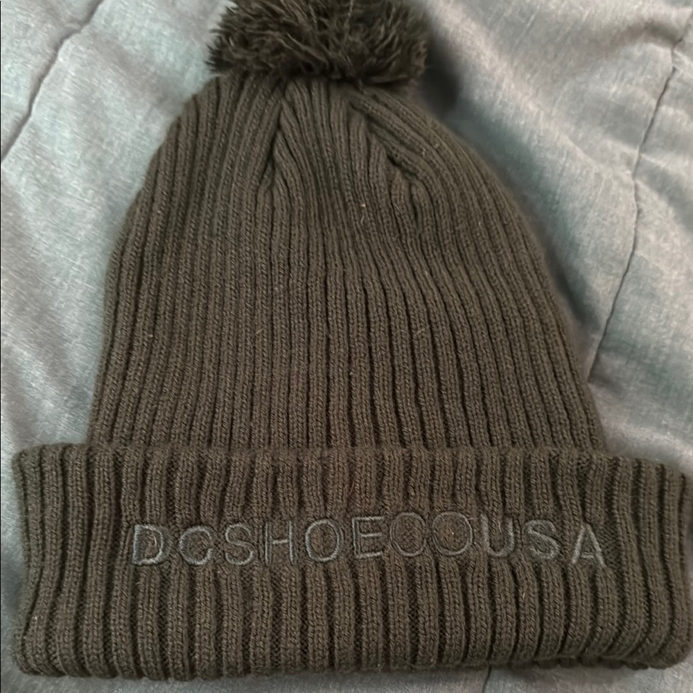 DC Shoes Green Knit Beanie